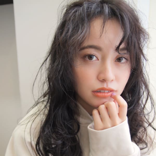 ロング×ラフカールウェーブ|a Gland 梅田本店