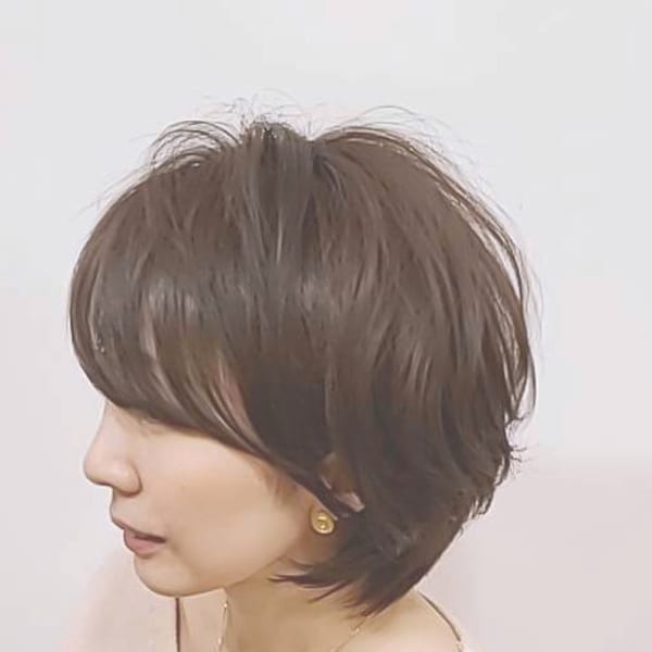 大人ミディアム×オーガニックカラー【神戸・Oggi hair