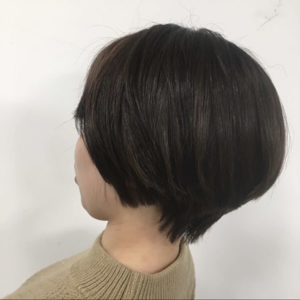 ふんわり丸みショート