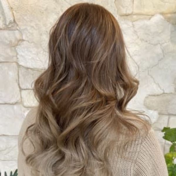 バレイヤージュカラー・ベージュ系