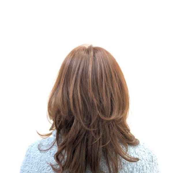 小顔/ロング/くびれ/ウルフレイヤー/髪質改善/30代40代