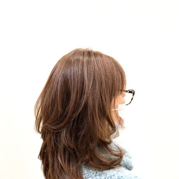 小顔/ロング/くびれ/ウルフレイヤー/髪質改善/30代40代