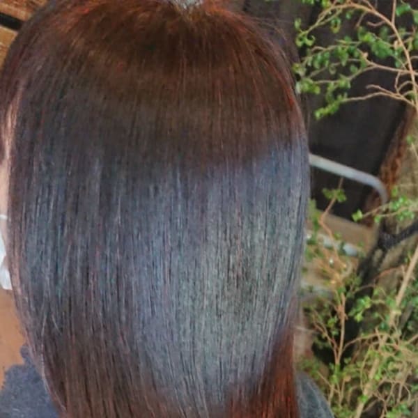 ヘナ歴9年細かった髪がこれほど美しく50代ヘナ歴9年|からだの恵み 安城salon