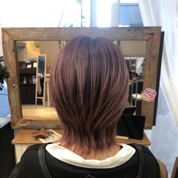 ウルフショートボブ