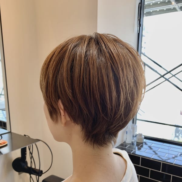 【表参道sheta/堅田】簡単ふんわり横顔美人ベリーショート