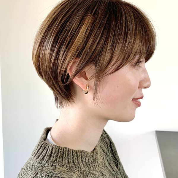 【表参道sheta/堅田】簡単ふんわり横顔美人ベリーショート