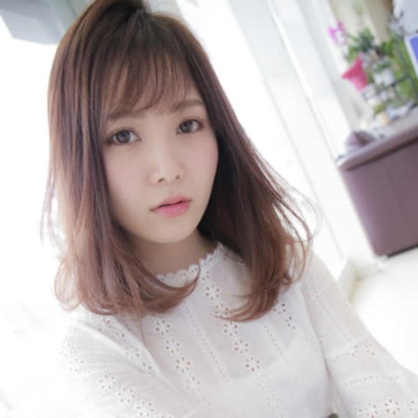 伸ばしかけ ふわミディXグラマラス ボルドー|Aman hair-e 吉祥寺東口店 アマンヘアーイースト