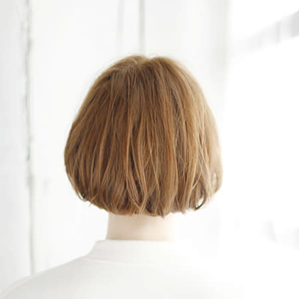 20代30代40代　ニュアンスカールのバッサリボブ【守山】