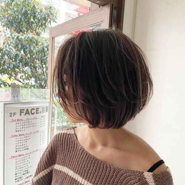 上質ハイライト×大人ショートボブ