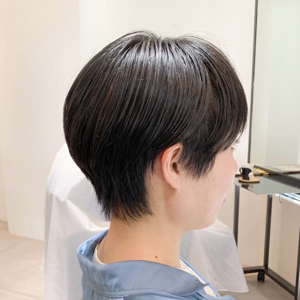 【sheta/堅田祐介】大人かわいいまるみ黒髪ベリーショート