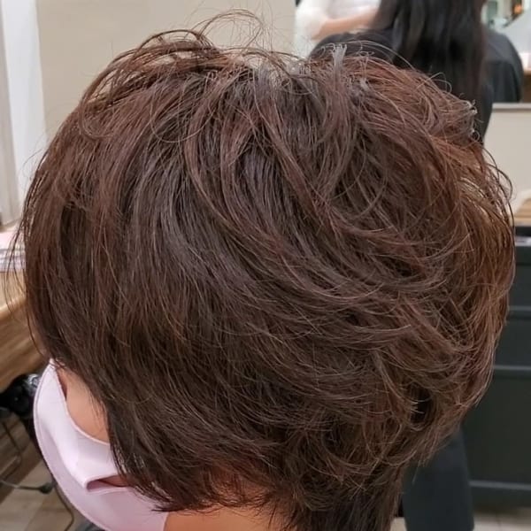 ふんわりボリュームUPパーマ
