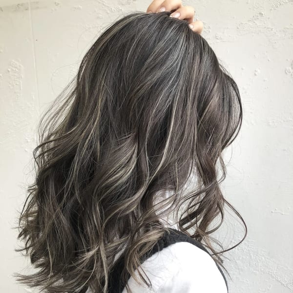 Rumor×【３Dハイライトカラー】ホワイトアッシュベージュ