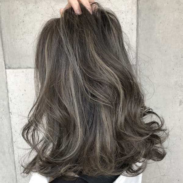 Rumor×外国人3Dハイライトカラー【フォギーグレージュ】