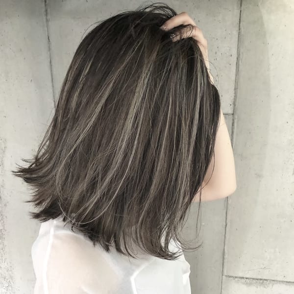 Rumor×3Dハイライトカラー【ミントアッシュ】