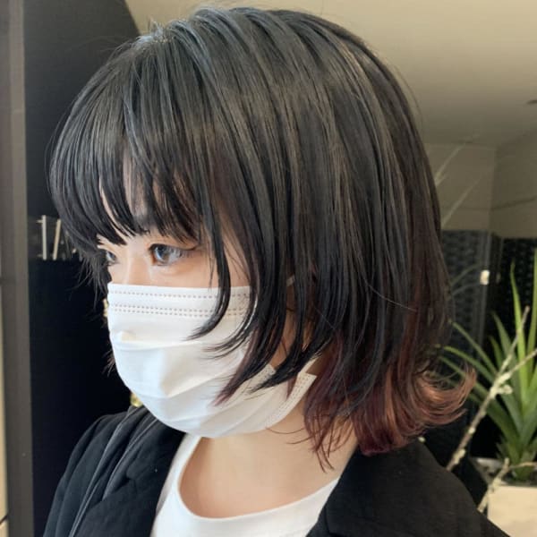 naomi hair / マッシュウルフカット