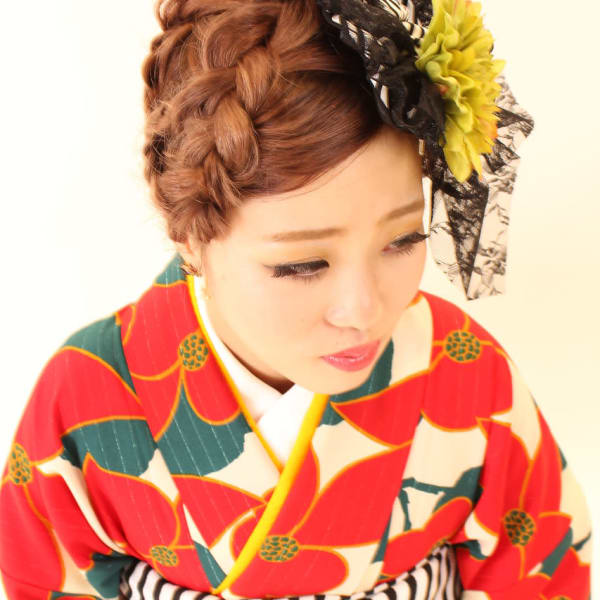 豊橋ビーシャイン★成人式用アップスタイル
