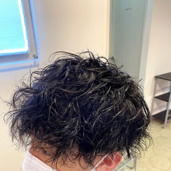 豊橋ビーシャイン★ナチュラル無造作スパイラルパーマくせ毛風|LUCIDOSTYLE B-SHINE