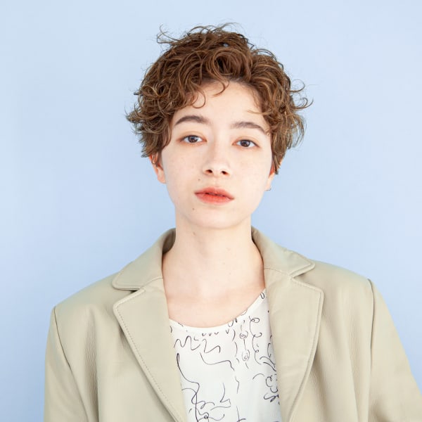 マッシュショート　パーマ