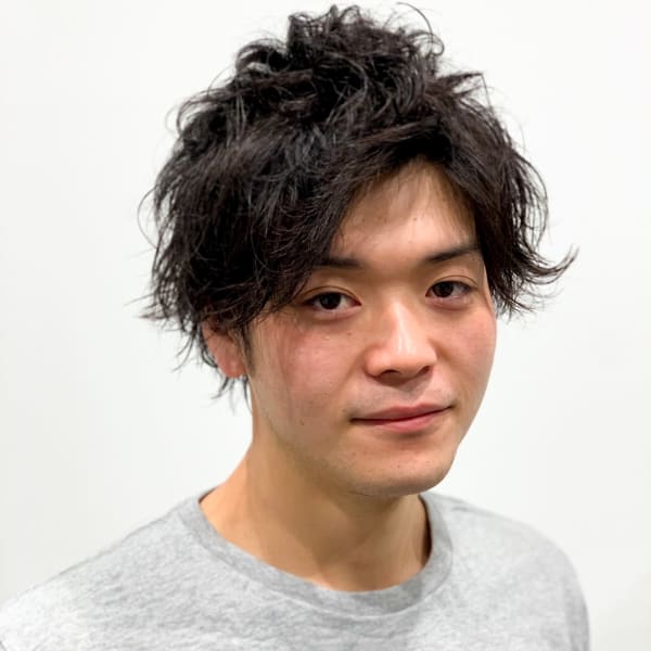 【森光隼人】アップバングラフパーマ