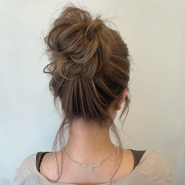 【自由が丘 SENSE 関谷】高めお団子アレンジ