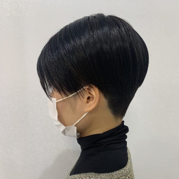 スッキリ刈り上げショートで美しく【タビラマユミ】