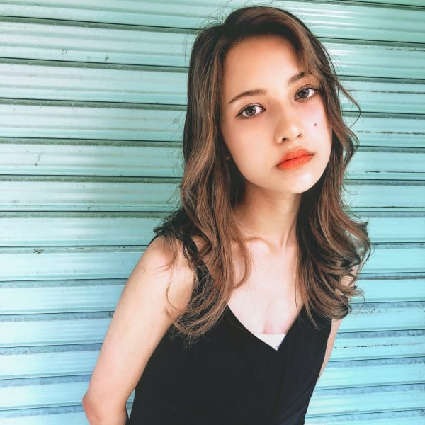 外国人風ロング