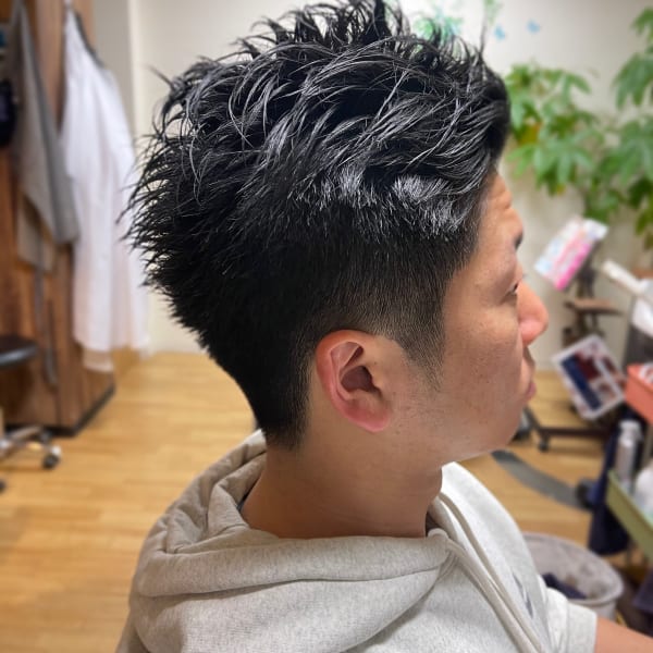 大人の男が目指すアシンメトリーヘア♪|hair&relax bud bloom