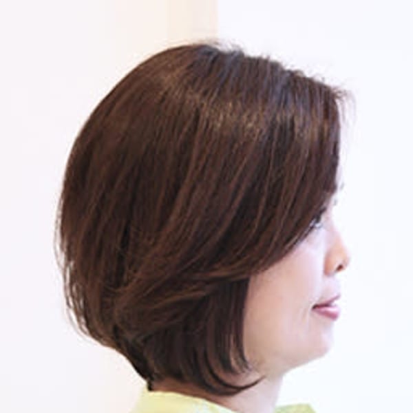 綺麗なサイドシルエット30代40代50代大人気ひし形ショート