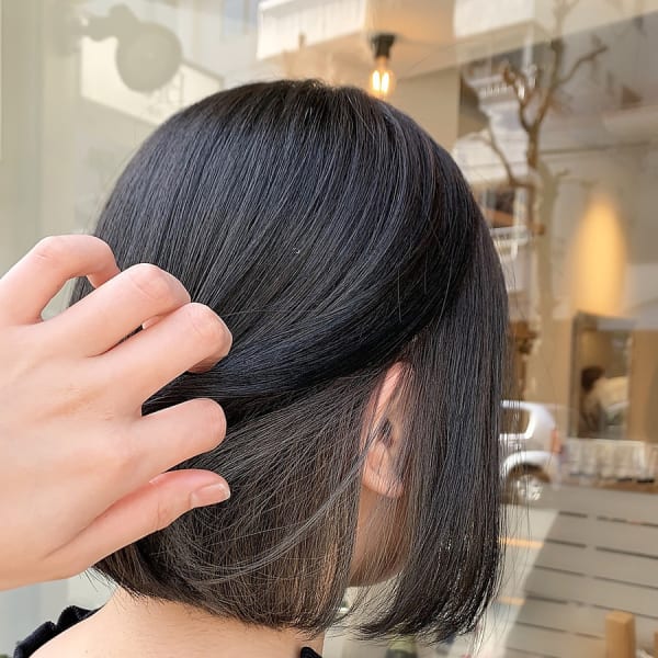 オフィスに☆ブリーチ無しインナーカラー