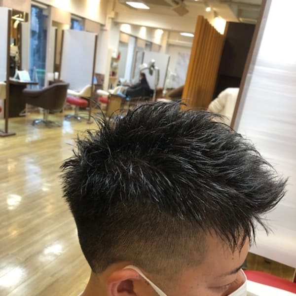 フェード風刈り上げスタイル