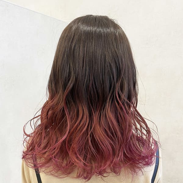 ピンクグラデーション|Accueillir Pur hair