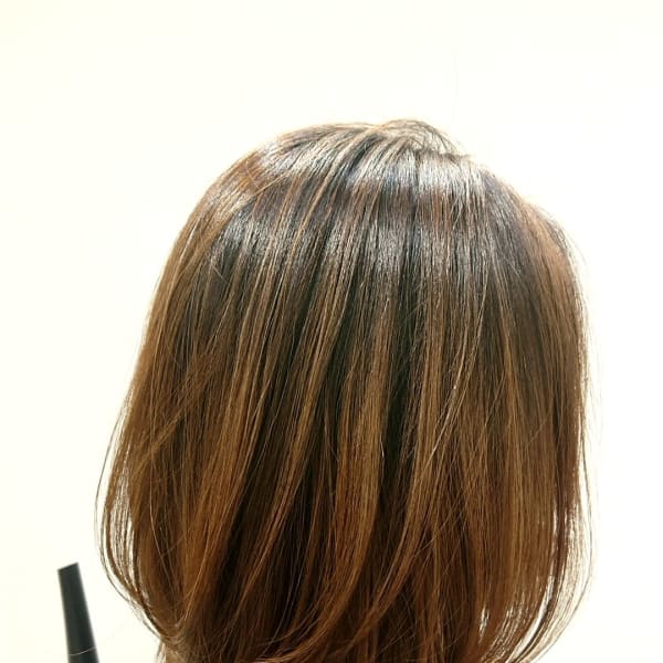 ベージュカラー☆ナチュラルバレイヤージュ