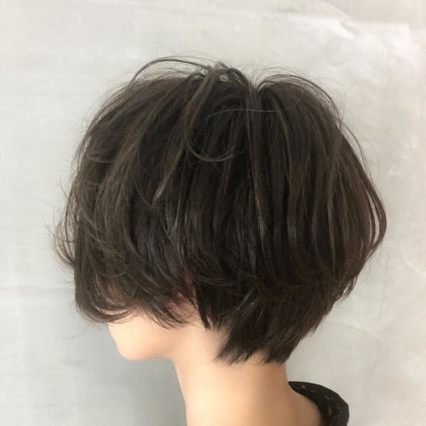 ニュアンスショート#ボブ#ショートパーマ