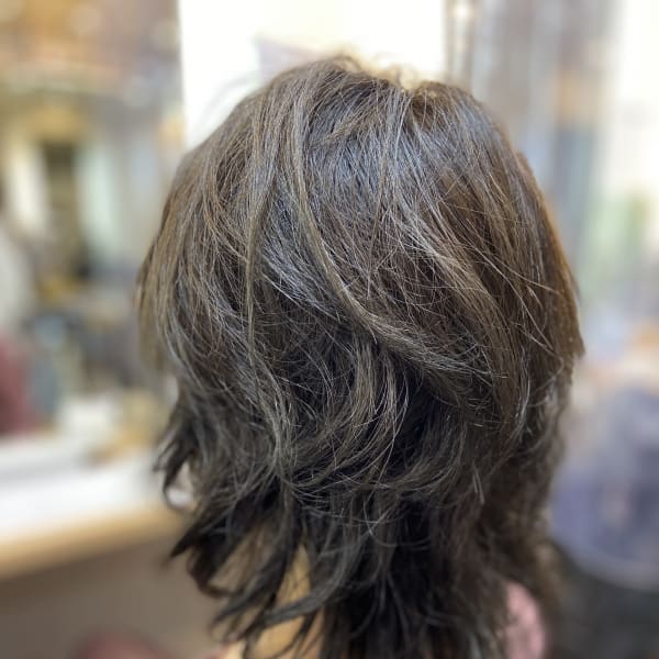 ミディアム~セミロングウルフ