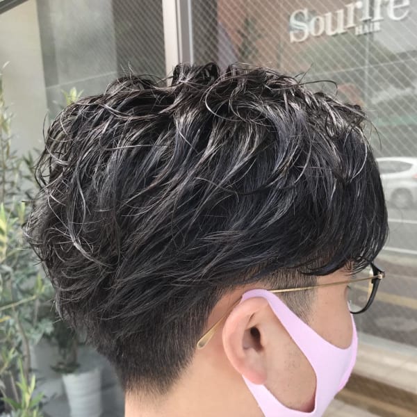 メンズパーマ　大濠公園