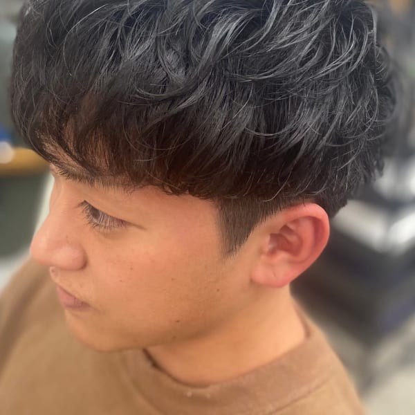 ショート×ニュアンスパーマ