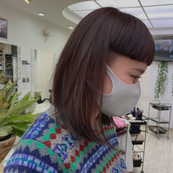 ワイドバング/ミディアムスタイル