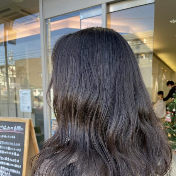 コテ巻き風パーマ