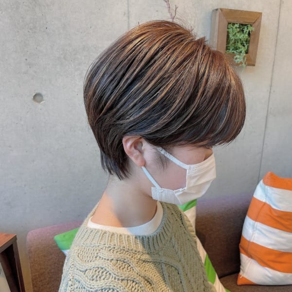 初めてのカラーでお洒落なハイライトカラー☆