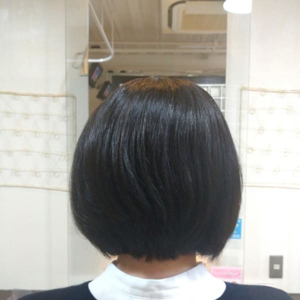 美髪整形ポイントストレート！