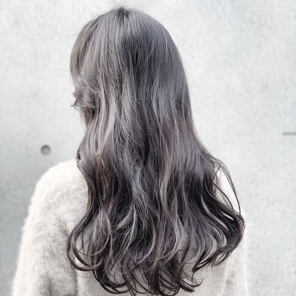 オススメ順 エレガント ストレート アッシュ ブラウン ロングの髪型 ヘアスタイル 楽天ビューティ