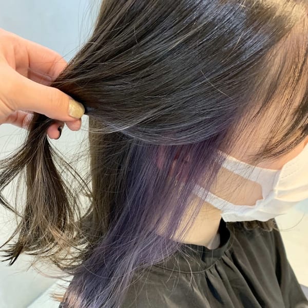 パープルインナーカラー