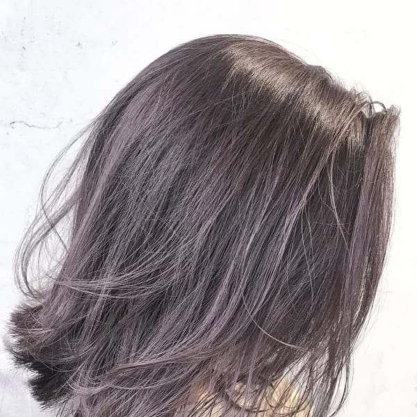 ラベンダーグレージュ☆エアリーミディ☆