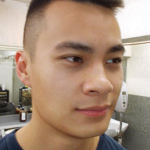 スポーツ刈りシャギー