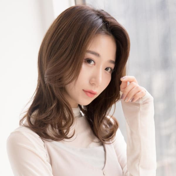 エギョモリ&くびれ巻き 韓国風ヘア