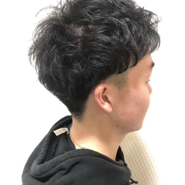 くせ毛風ニュアンスパーマ