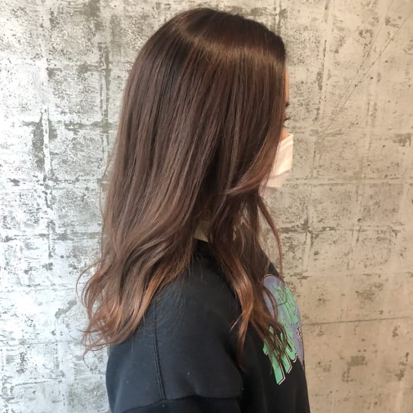 ピンクブラウンカラー♪