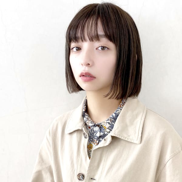 大人可愛い10代20代30代ショートボブ|Vision 天王寺店