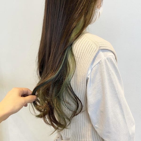 グリーンインナーカラー