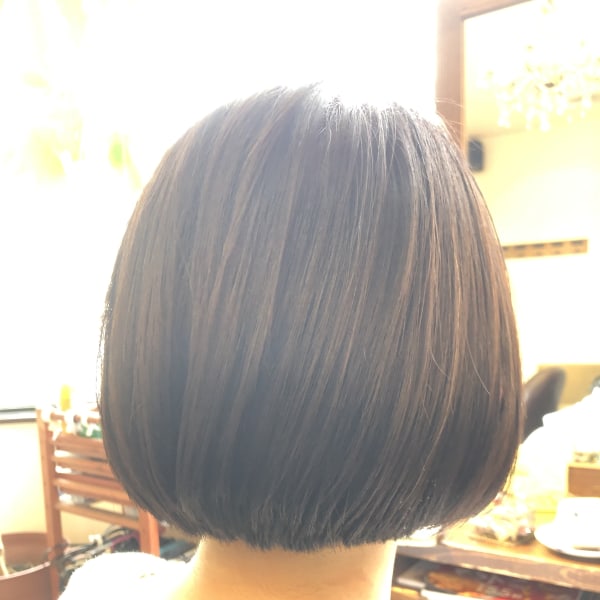 すっきりショートボブ